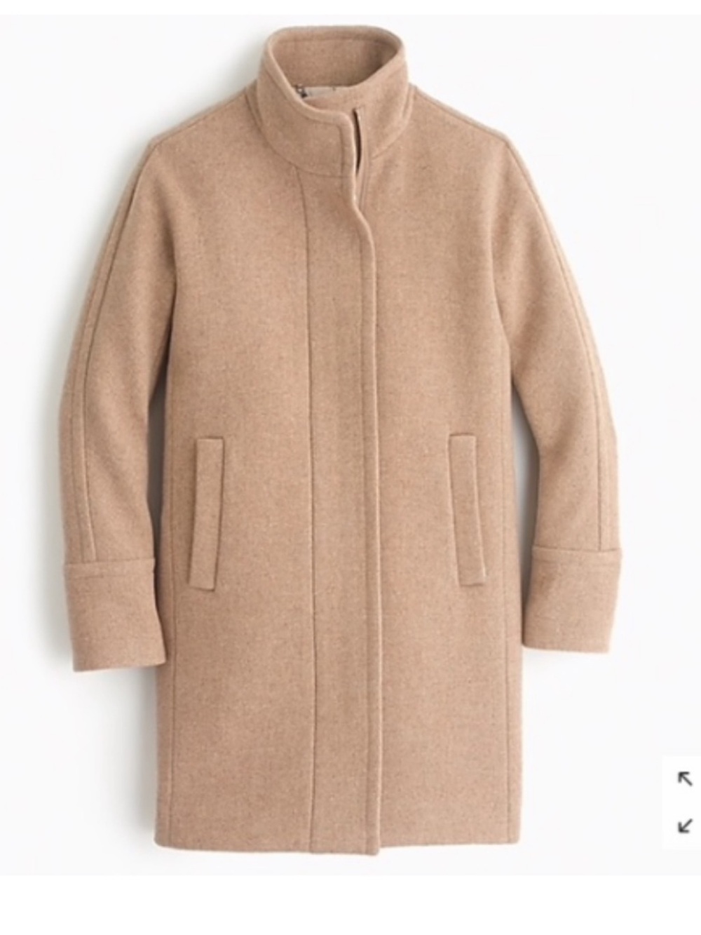 J.Crew City Coat Wool Blend Size 2